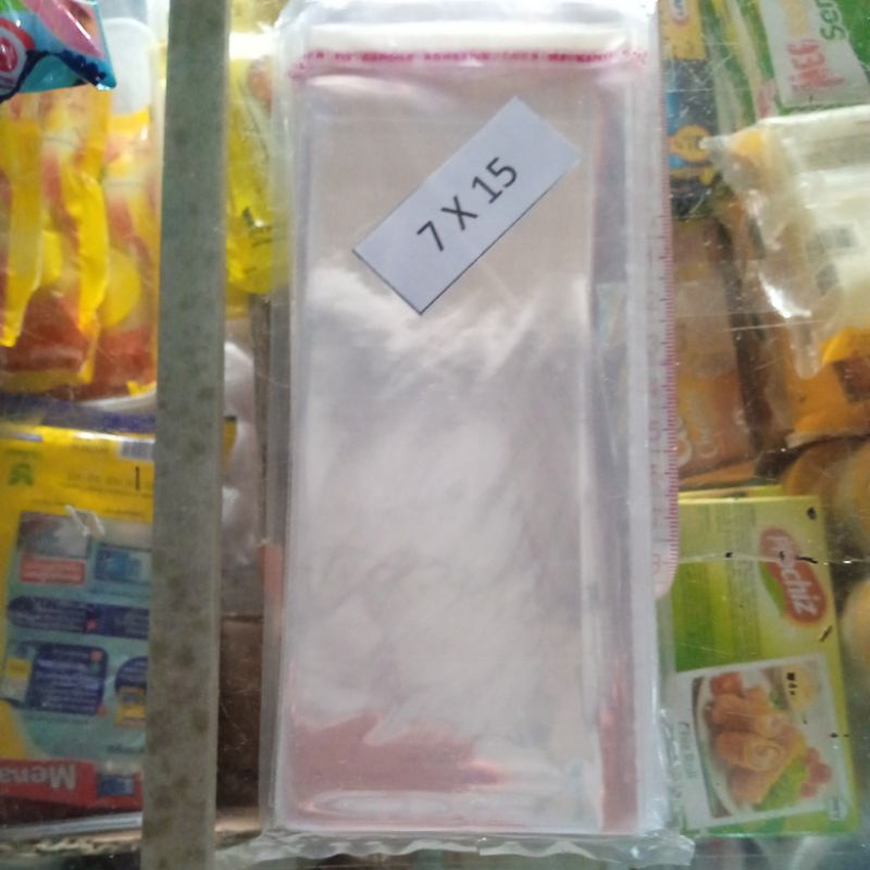 

PLASTIK LEM OPP 7 X 15 ISI 100 LEMBAR