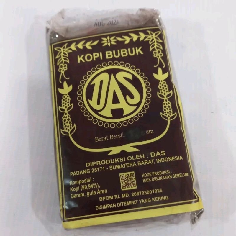 

DAS Bubuk Kopi Robusta Padang Asli Mutu Terjamin Per 200 Gram