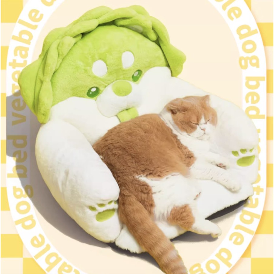 Purlab Cat Bed Sofa Dog Vegetables Fairy