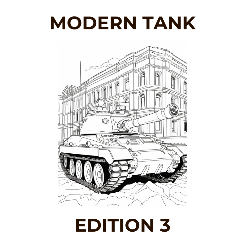 

Halaman Mewarnai Tema Tank Moderen Edisi 3 File Digital