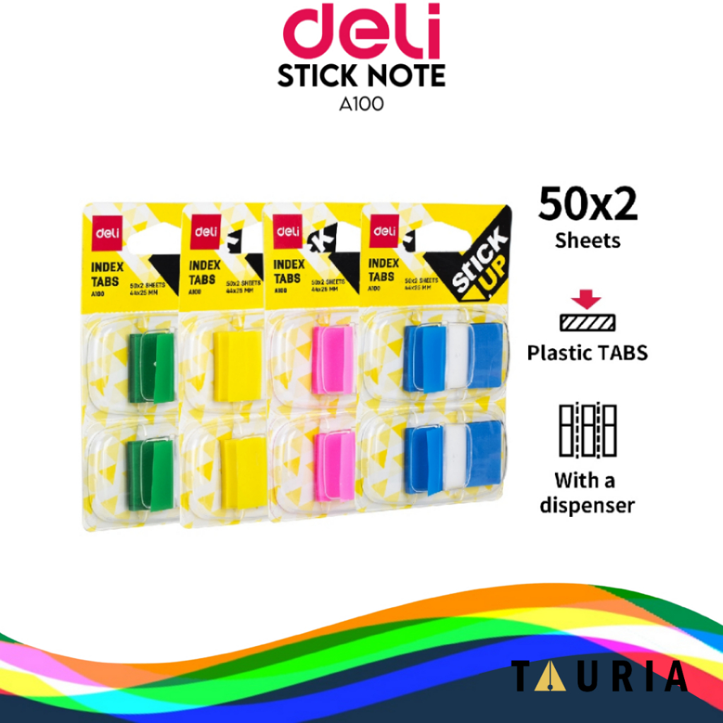 

Index Tabs Penanda 44x25 mm Deli A100