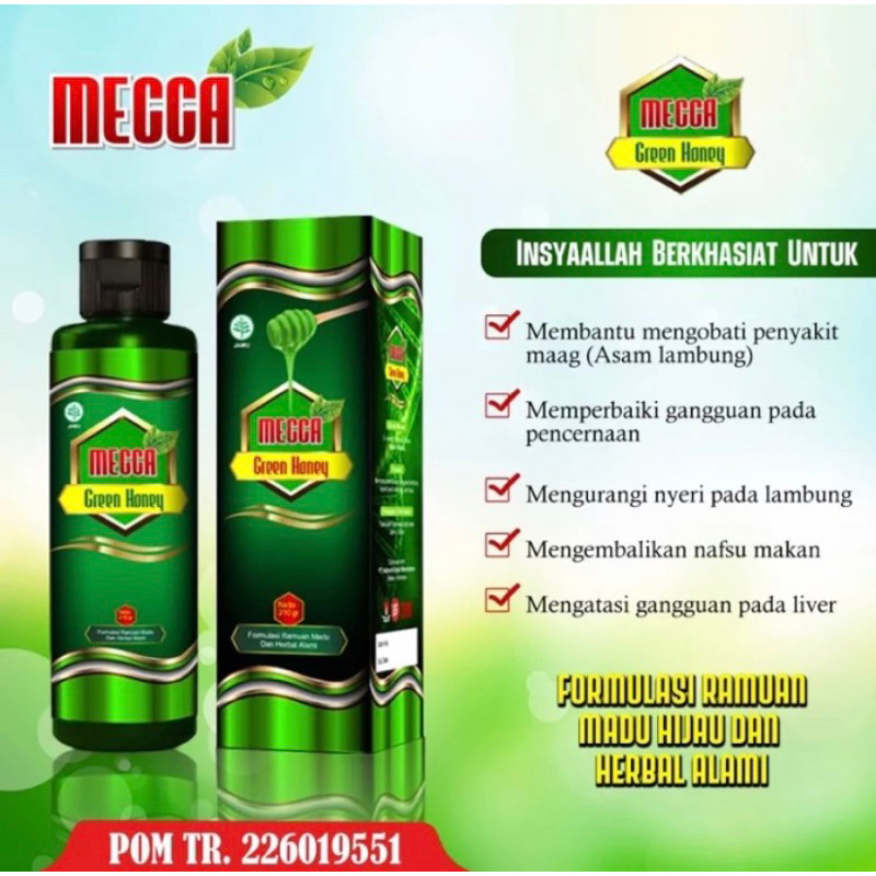 

Madu Hijau Green Honey Mecca 210gr - Madu Hijau Obat Gerd Maag Dan Asam Lambung