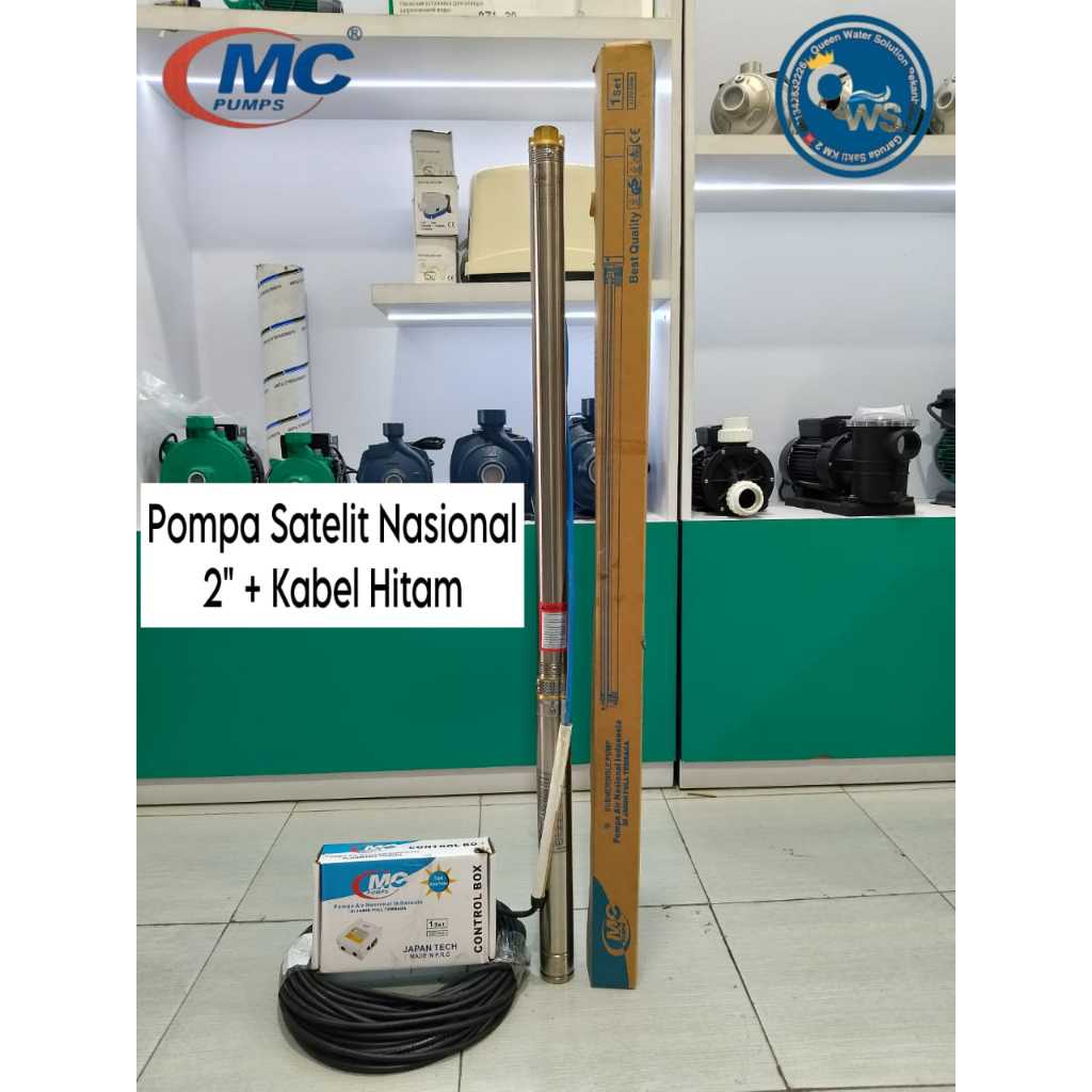 Pompa Satelit / Celup 2” Nasional MC PUMP Kabel Hitam