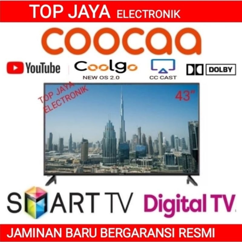 LED TV COOCAA 43 INCH SMART DIGITAL TV/COOCAA 43 INCH SMART NEW SERIES