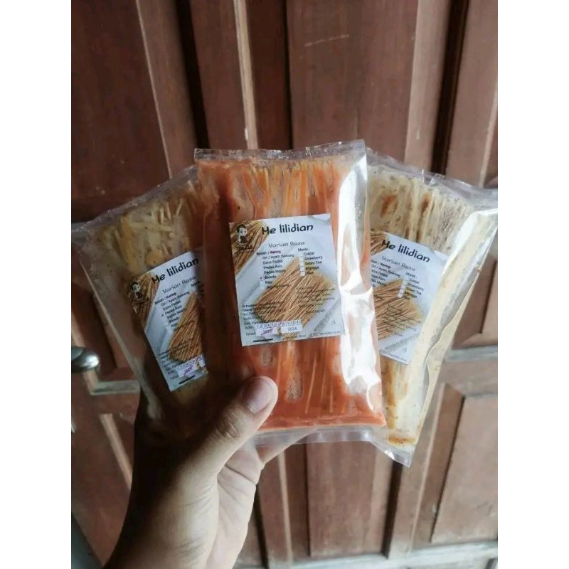 

mie lidi dan mie gepeng aneka rasa versi hemat (free buble wrap)