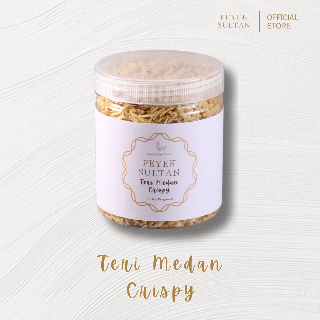 

PEYEK SULTAN - Teri Medan Crispy (Medium / Large)