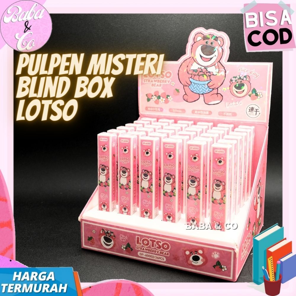 

PULPEN LOTSO PEN MISTERI BLIND BOX LOTSO LUCU UNIK MURAH COD PEN LOTSO MYSTERY