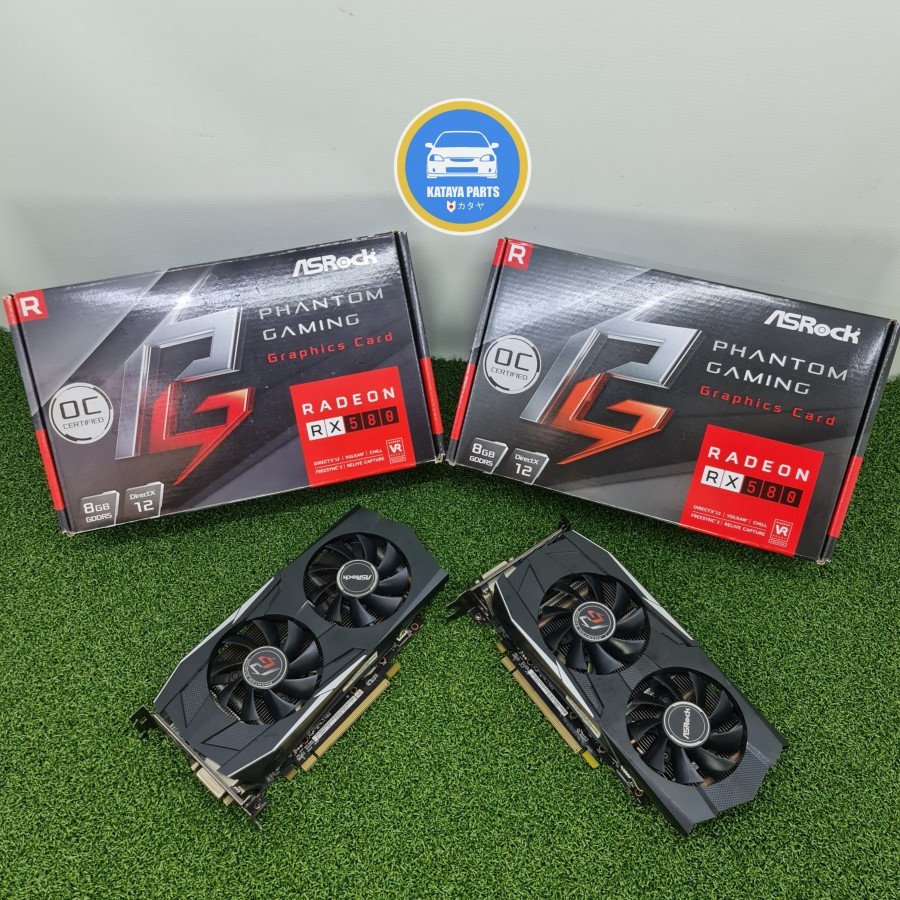 VGA Asrock RX580 RX 580 RX570 RX 570 8GB 8G Graphics Card GPU
