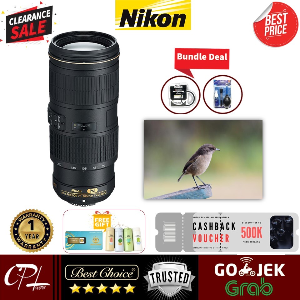 Nikon AF-S NIKKOR 70-200mm f/4G ED VR Lens
