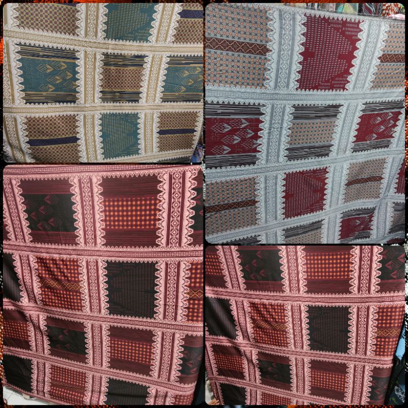 kain dior silk motif batik -kain meteran (harga per 0,5m)