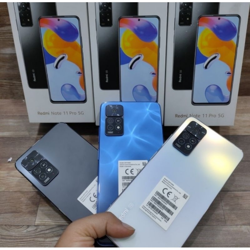 Xiaomi redmi note 11 pro 5G 8/128 fullset second resmi Indonesia