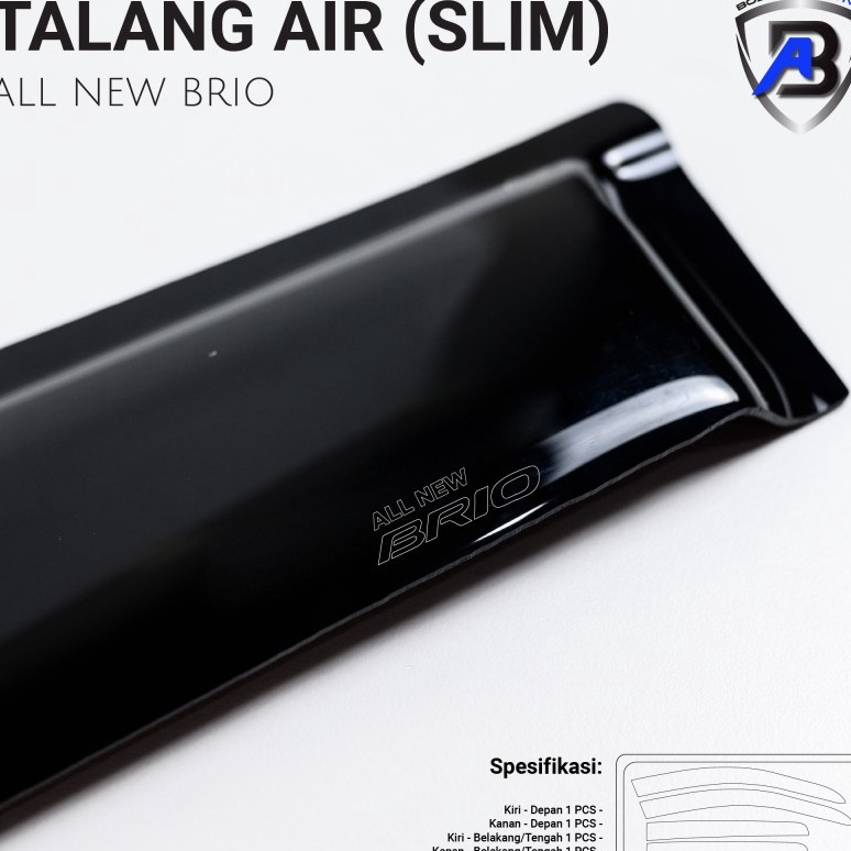 Star Seller Talang Air Pintu Mobil Honda All New Brio 2019 - 2023 Model Slim.