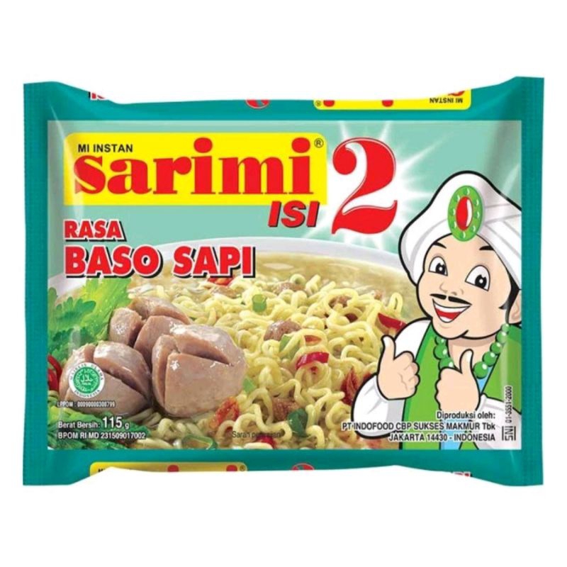 

MIE INSTAN SARIMI KUAH ISI 2 RASA BASO SAPI