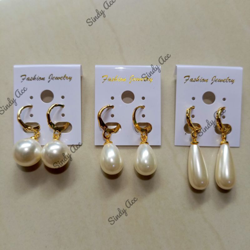 Giwang mutiara cantik//giwang mutiara