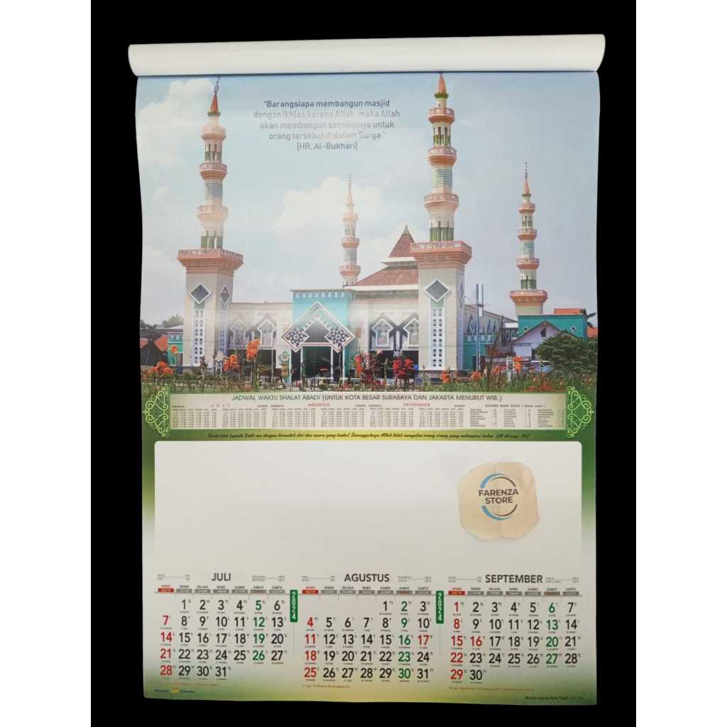 

Kalender Dinding Triwulan 2024 Mesjid Lonjong AO 144