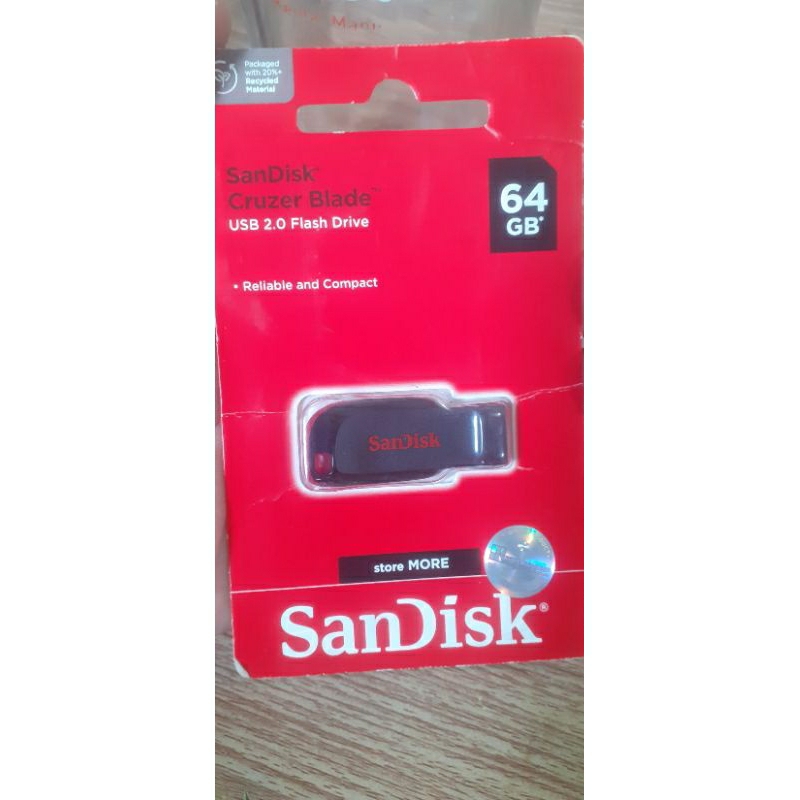 Sandisk Cruzer Blade 64Gb FLASHDISK SANDISK 64GB