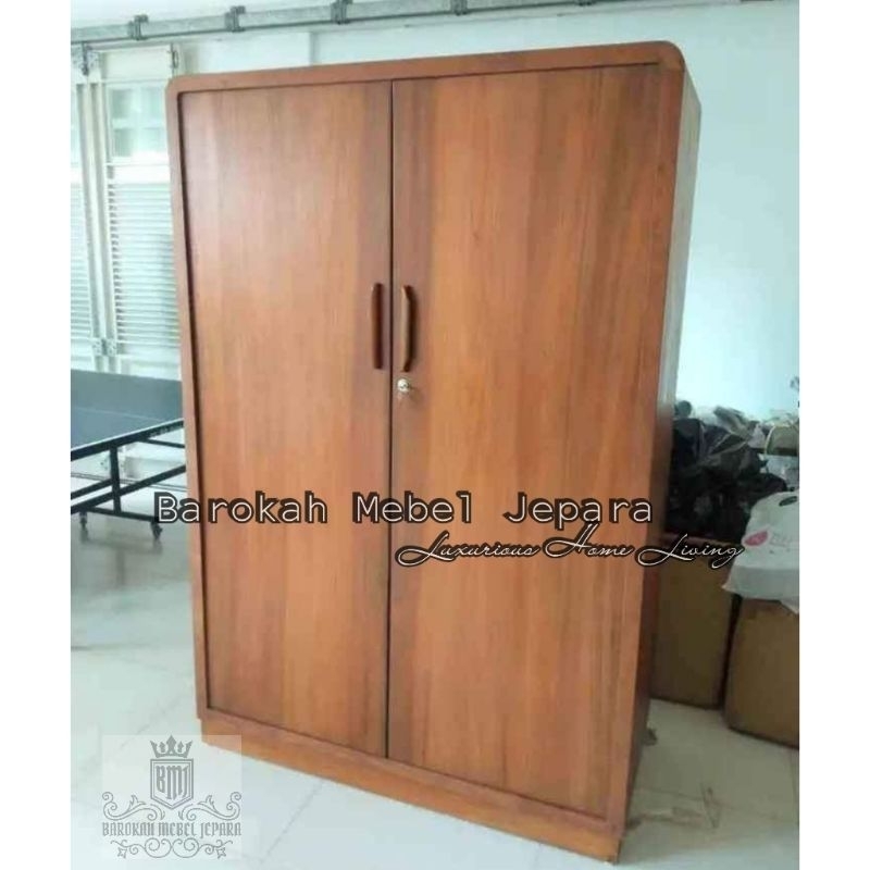 lemari pakaian minimalis jati 2 pintu / lemari pakaian anak anak / lemari jati 2 pintu minimalis