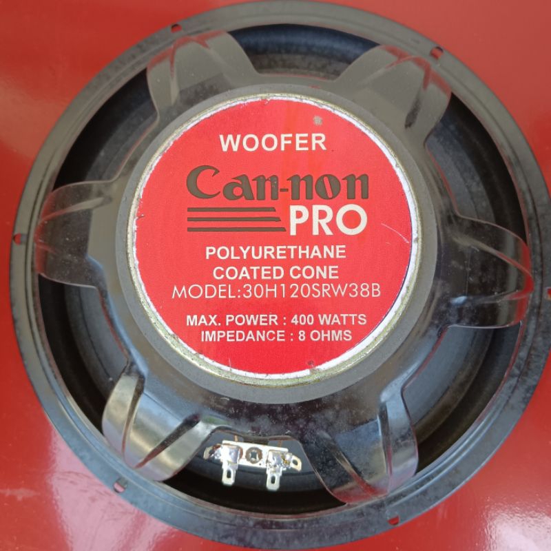 Speaker Cannon Pro 12 Inch Woofer Spiker 400 Watt