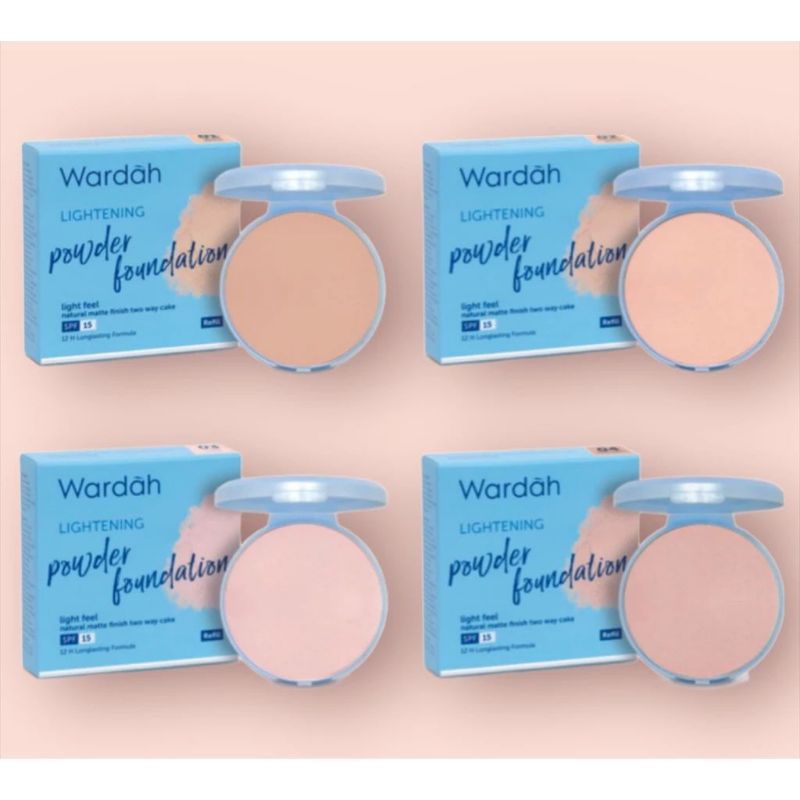 WARDAH BEDAK PADAT REFILL (BIRU HIJAU) / BESAR/ TABUR