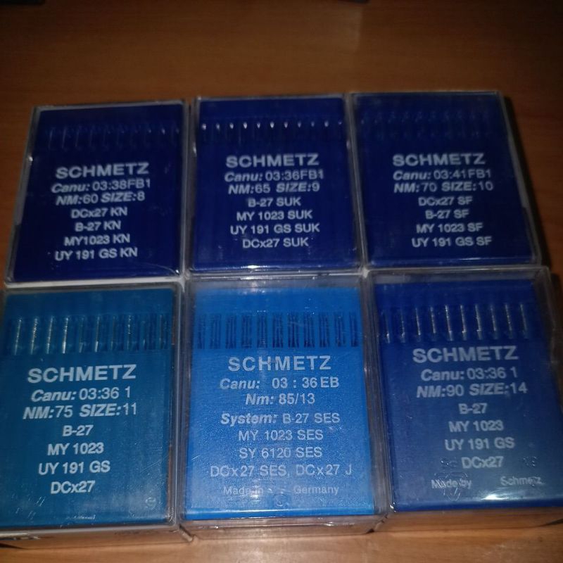 Jarum obras DC x 27 merk schmetz DCx27