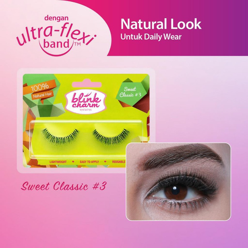 Blink Charm Eyelashes [Bulu Mata Palsu] Premium Quality