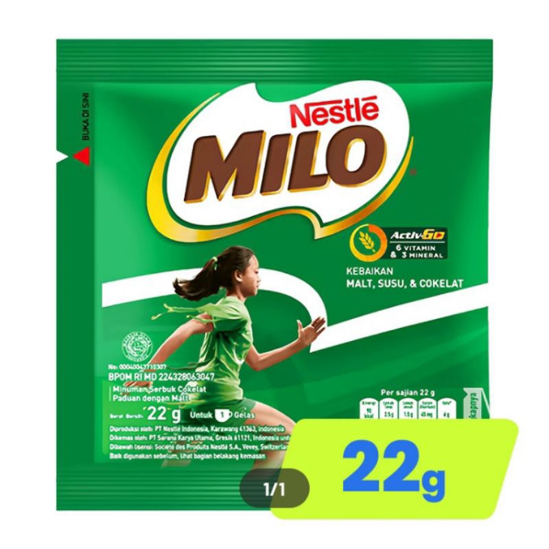 

Milo Sachet 22gr