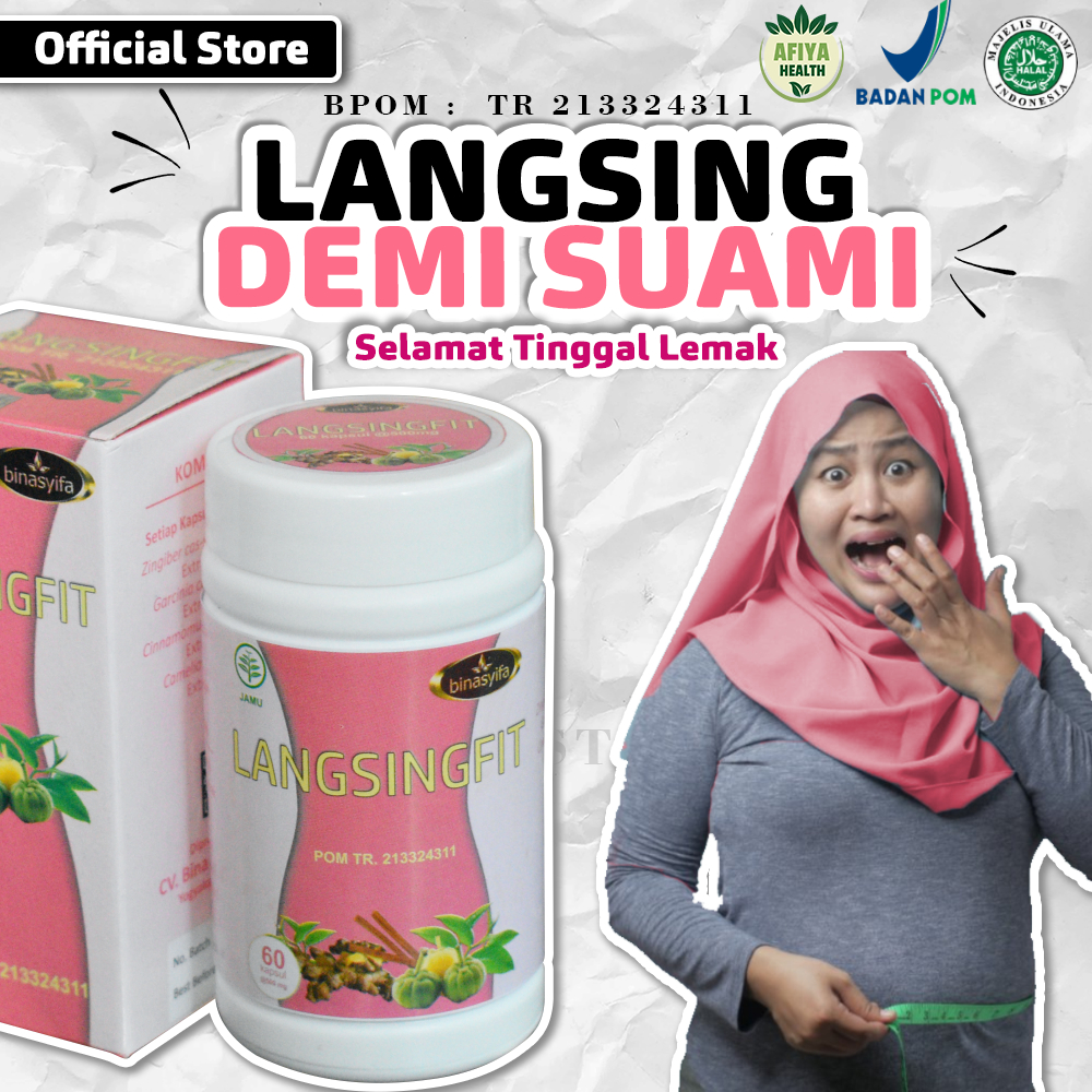 Pelangsing Alami Obat Diet Herbal Penurun Berat Badan Fat Burn Slim Booster Melangsingkan Perut Kaps
