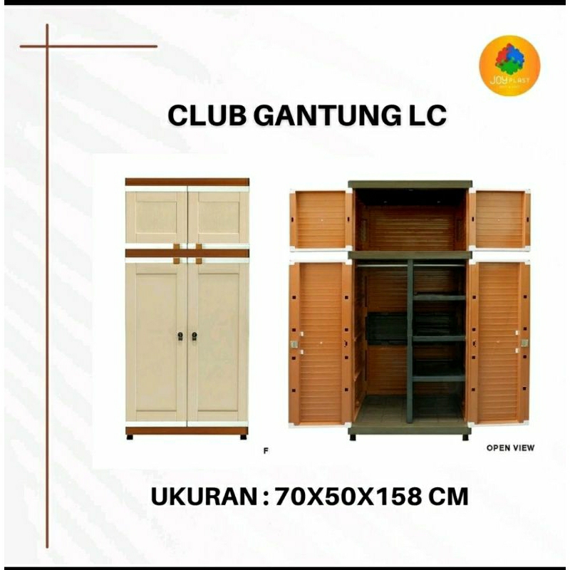 Lemari pakaian/Club Gantung LC