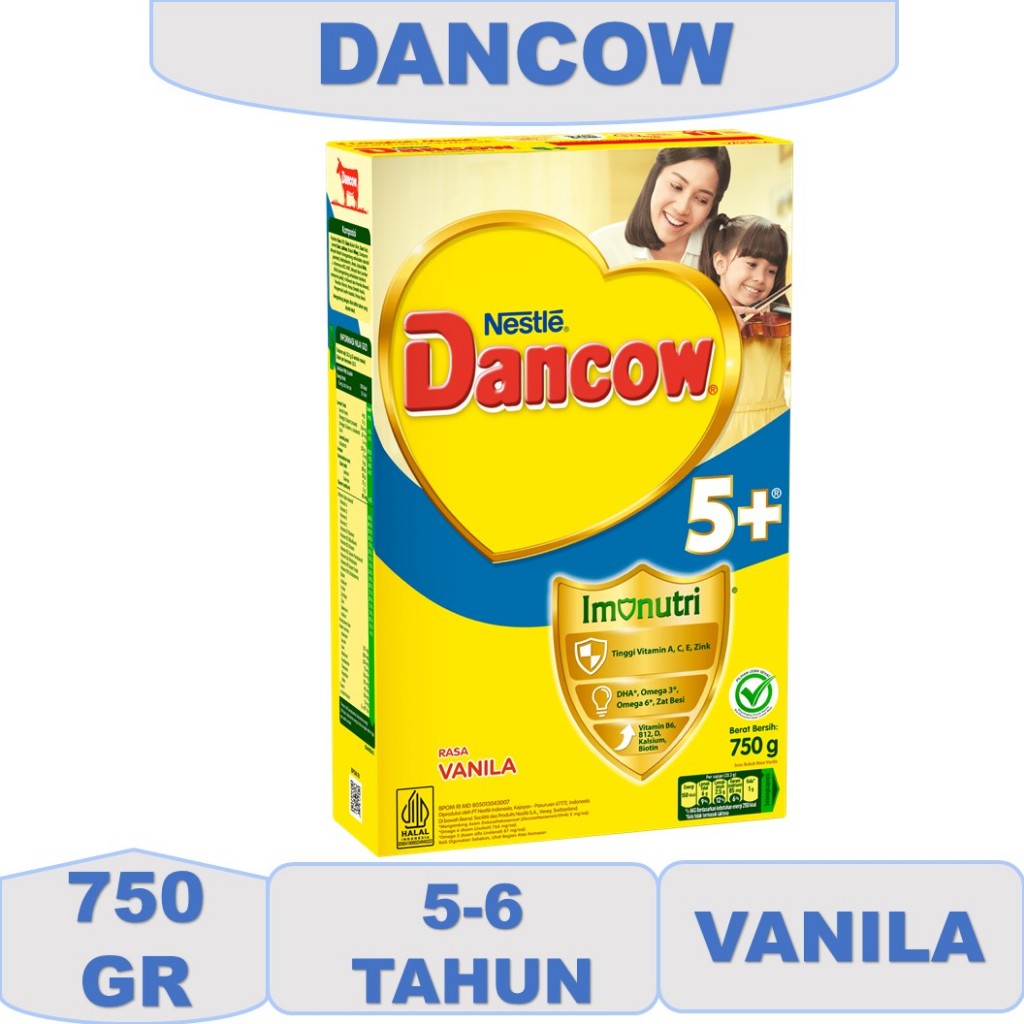 

Susu Dancow 5+ Rasa Vanila 750 gr - de snop