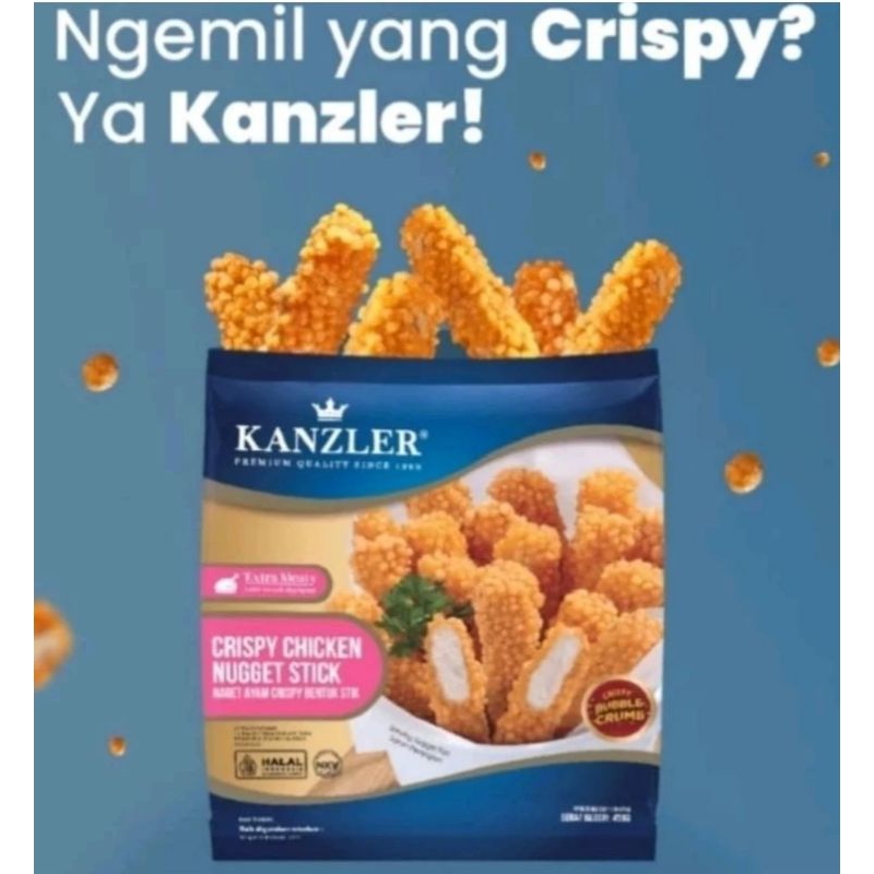 

kanzler crispy chicken nugget stick 450gr