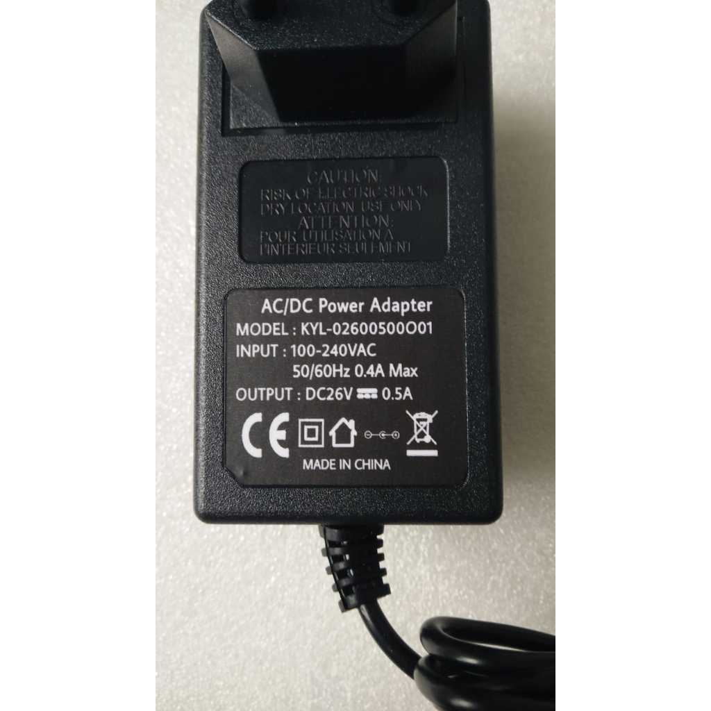 AC/DC Power Adapter DC26V 0.5A