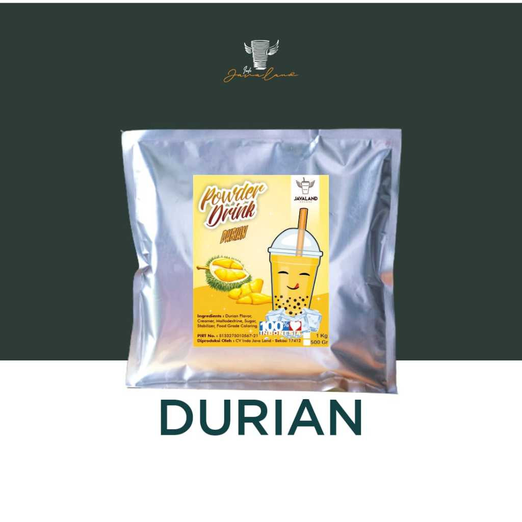 

Javaland Bubuk Minuman Rasa Durian / Durian 500gr - Regular Plain