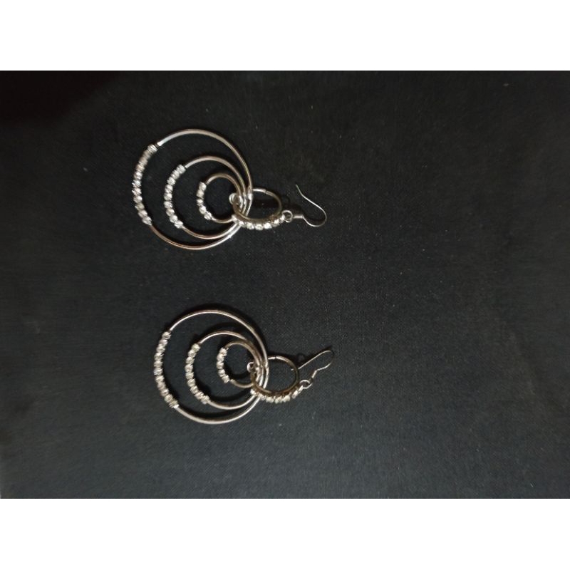 anting swaroski 3 bundar