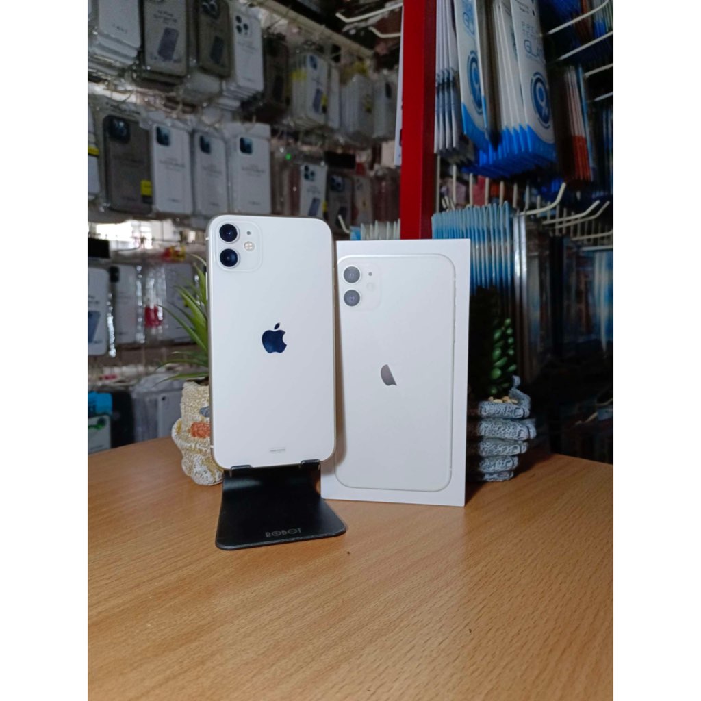 IPHONE 11 EX IBOX WHITE COLOR - 64GB BUDI STORE TERLARIS TERMURAH