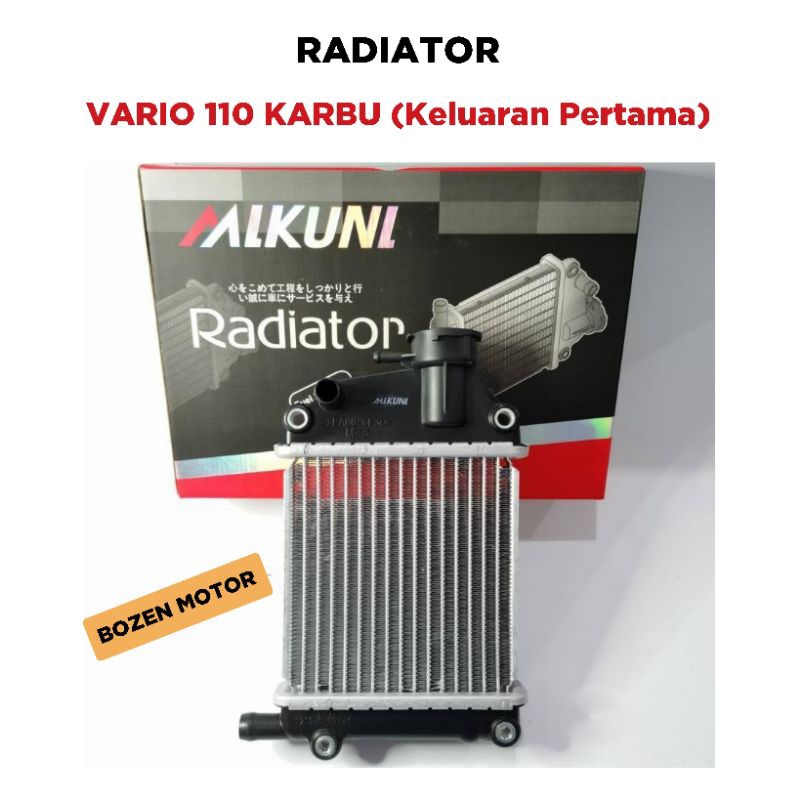 Radiator Vario 110 Karbu Lama 2006 2007 2008 2009 / Vario Keluaran Pertama / 1 Set / Mikuni Old CW