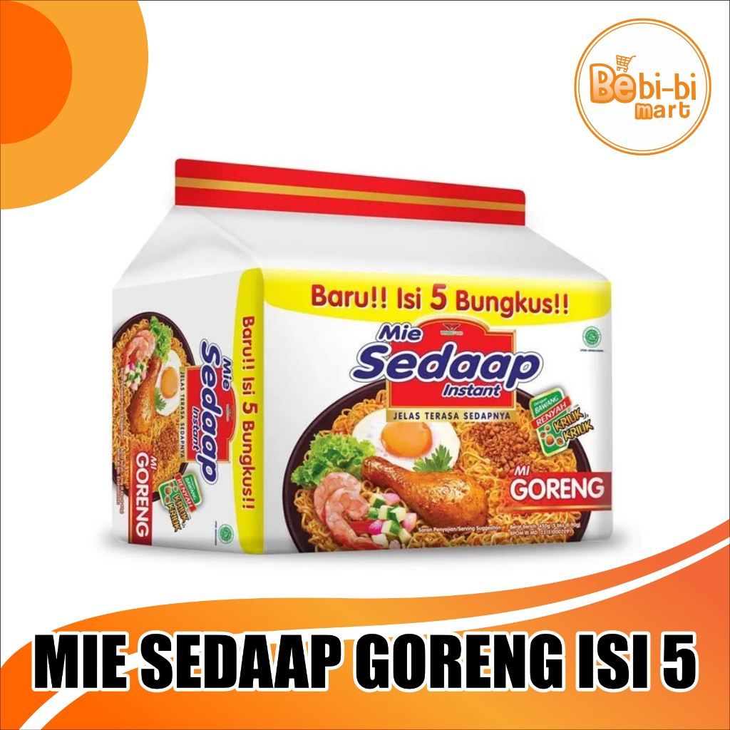 

sedap goreng paket isi 5 pcs