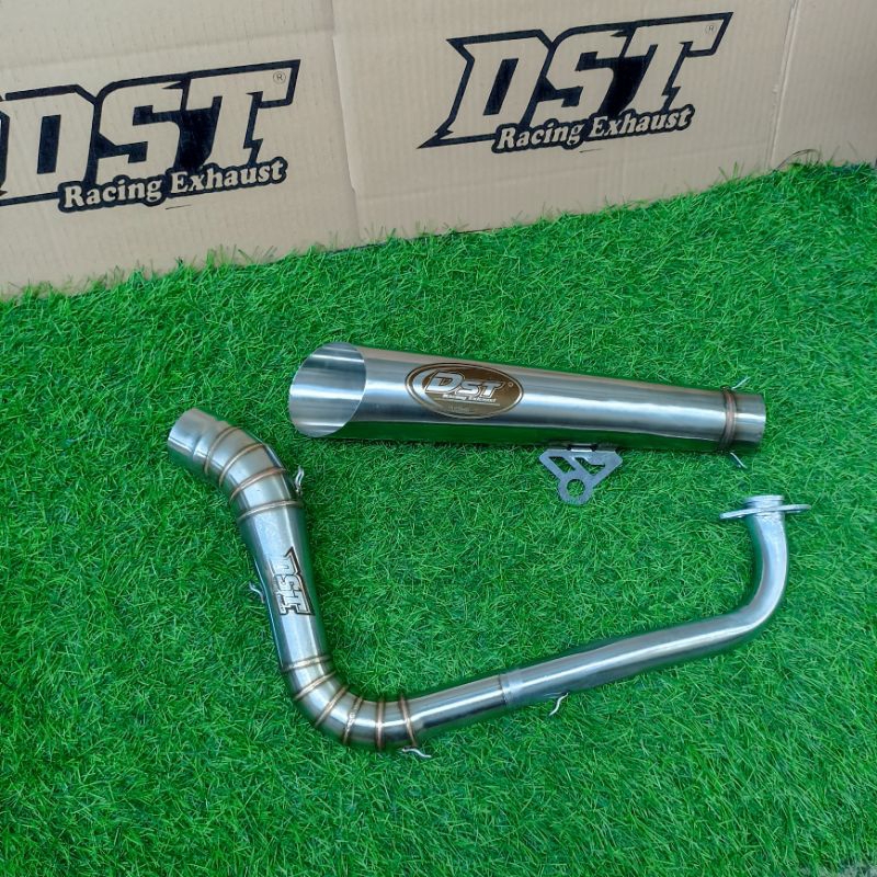 knalpot samlong free flow bambu runcing original dst model kobra ngaceng aerox nmax pcx vario lexi b
