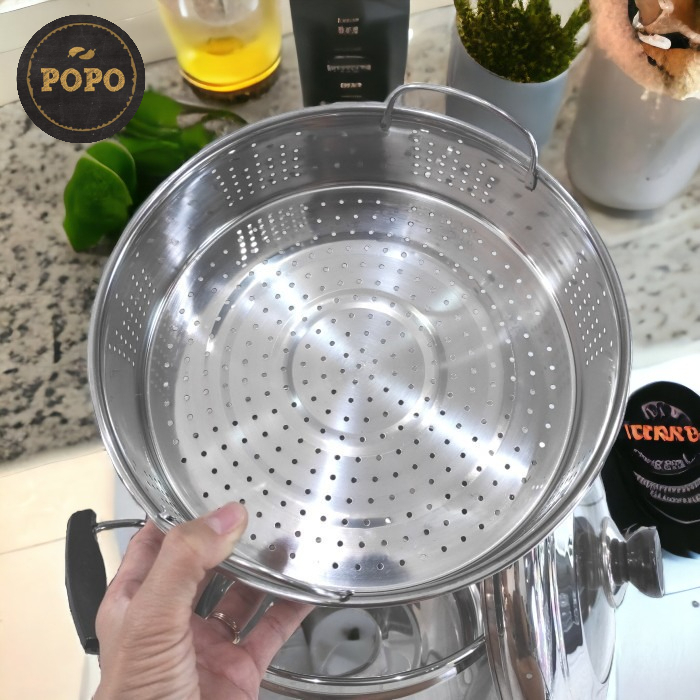 Panci Kukus Kukusan Stainless Steamer Pancaguna Dandang Nasi Serbaguna