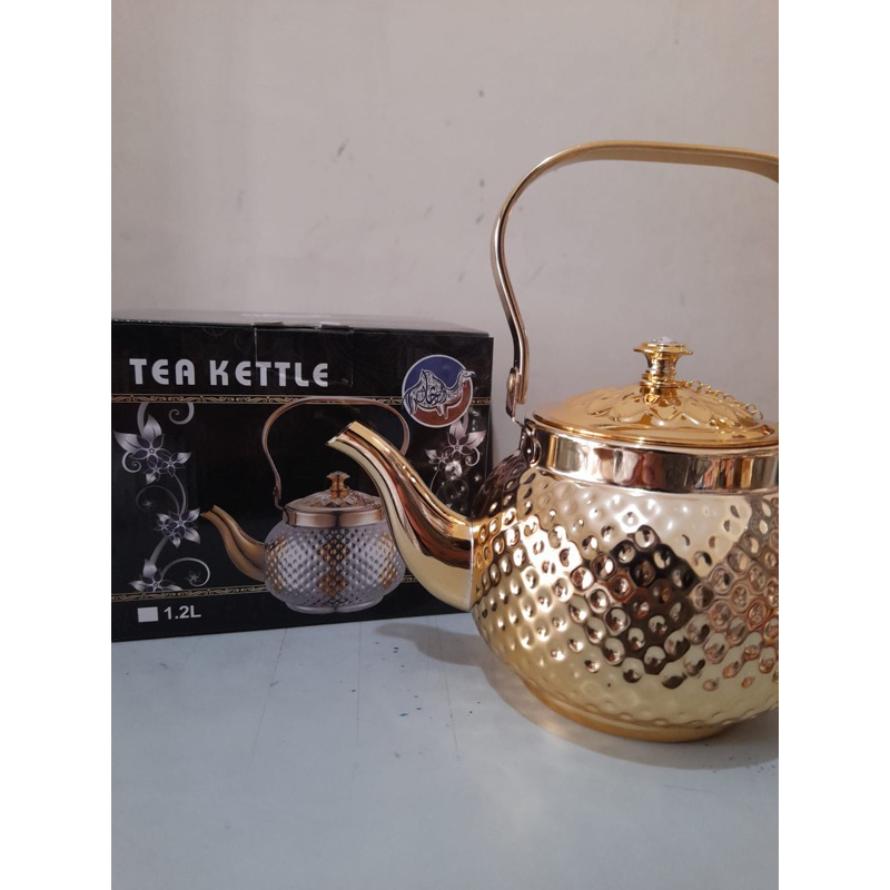 Teko Stainless Putih - Teko Arab Turki Oleh Oleh Haji Umroh