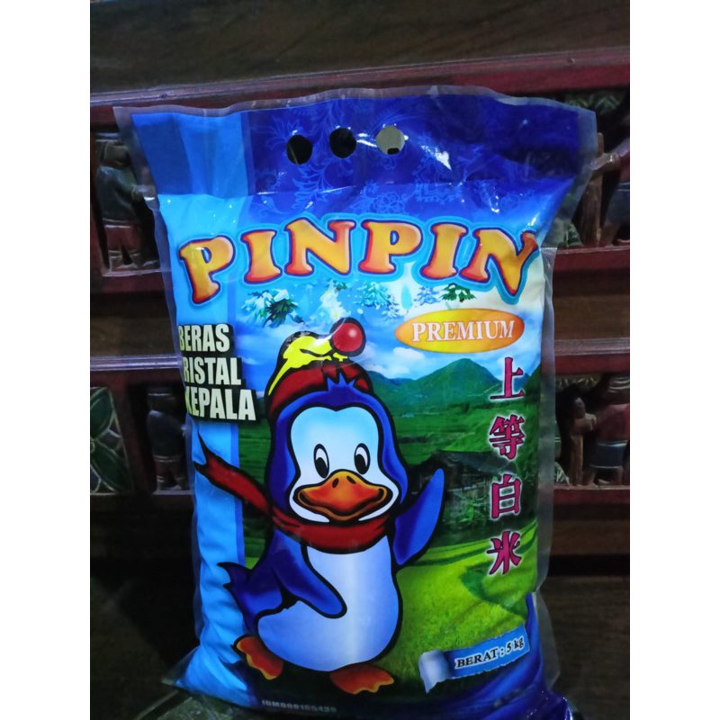 

Beras pin pin pulen premium kemasan 5kg (1pcs)