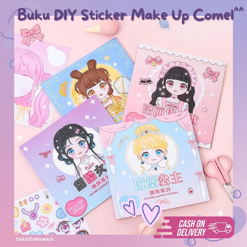 

BUKU DIY STICKER CHANGE MAKE UP KETERAMPILAN DEKORASI LUCU-VOL. 2