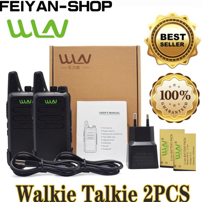 12.12 Brands Festival （COD）HT WLN UHF radio dua arah radio C1 walkie-talkie 1pcs/1 pasangan. grosir