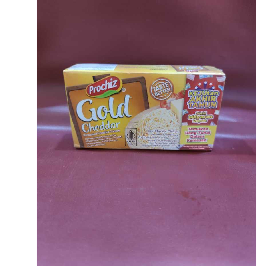 

Keju Prochiz Gold Cheddar 160gr