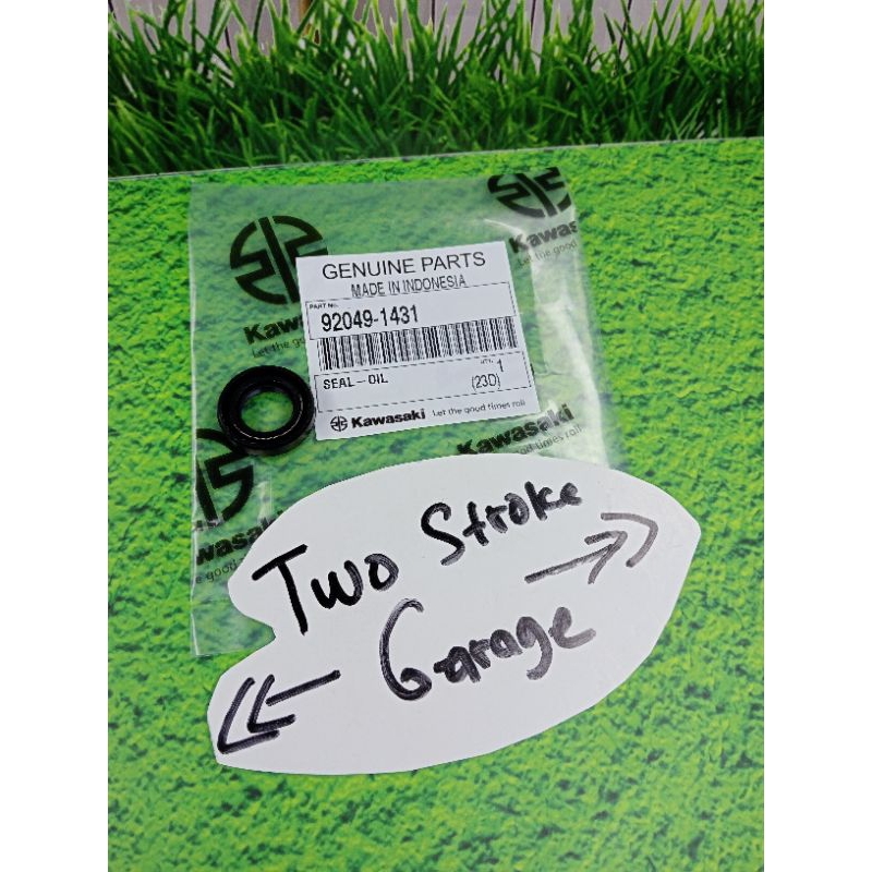 SEAL MESIN BAWAH BLOK MESIN NINJA R NINJA SS NINJA RR NINJA 2TAK ORIGINAL KAWASAKI 92055-086/13045-1