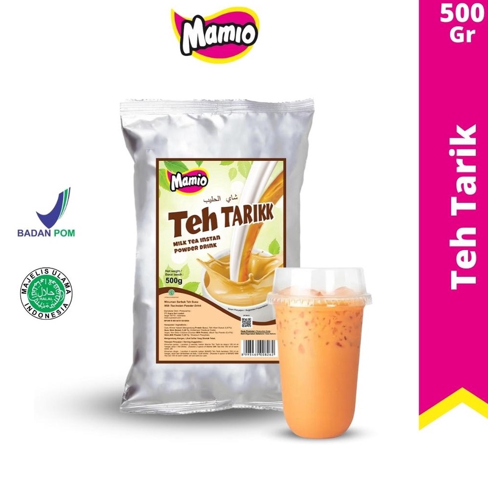 

Stok Banyak Mamio Teh Tarik Kemasan 500Gr Diskon