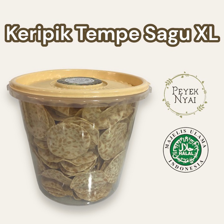 

Ready Stock Peyek Nyai | Keripik Tempe Sagu (XL) Harga Termurah