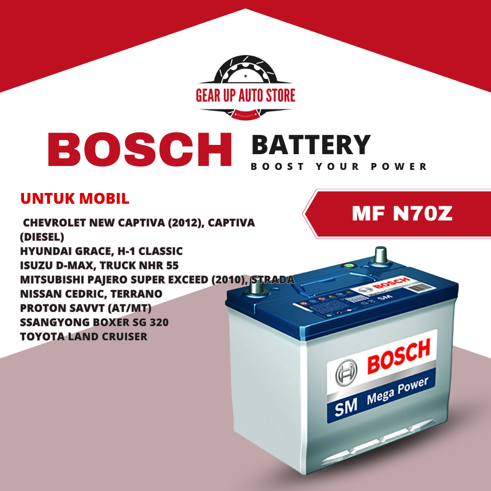 AKI MOBIL Bosch MF N70Z  aki kering N70Z TERLARIS