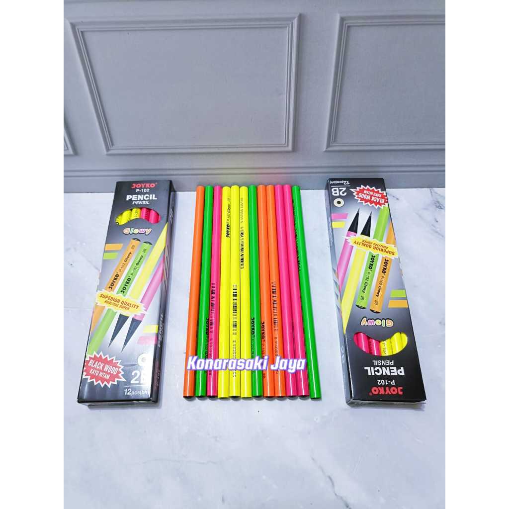 

PENSIL 2B JOYKO / KAYU HITAM GLOWY JOYKO P-102