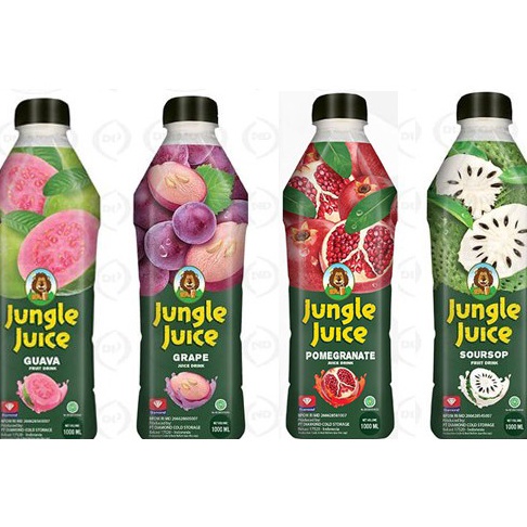 

Terlaris Diamond Jungle Juice 1liter soursop guava pomegranate grape sirsak delima jambu anggur 1000ml Diskon