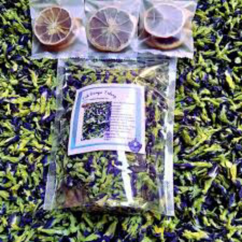 

Bunga telang plus dried lemon / Bunga telang premium / dried lemon / bunga telang 100 grm dan dried lemon 200 grm / lemon kering / lemon california kering / bunga telang kering / herbal / diet / dried lemon premium